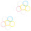 12Pièces Bracelets Bangle Plastique Multicolores Pour Mode 6