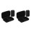 4Pièces Protection Micro Sans Fil Noire Eva Pour Accessoires 9