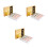 3Pièces Ensemble Échecs Chinois 3D Beige Résine Durable Et 1