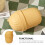 Yellow Reusable Plastic Desktop Trash Can with for Home Office Use 5