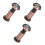 3Pièces Peephole Marron Confidentialité Porte 7