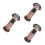 3Pièces Peephole Marron Confidentialité Porte 9
