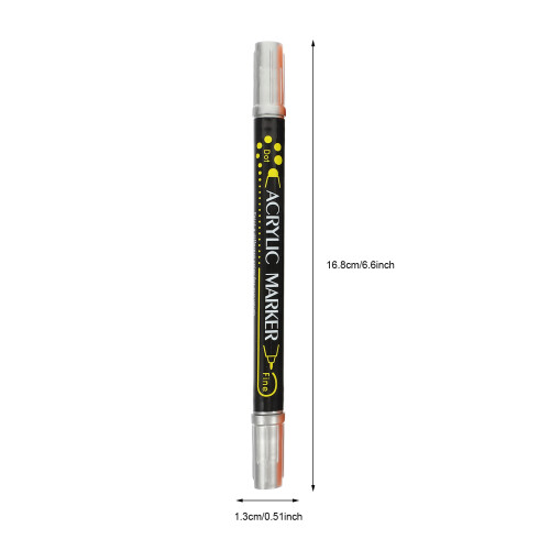 36Pièces Stylos Marqueurs Peinture Usage Couleurs Assorties 1