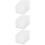 18Pcs Home Office Acrylic Memo Board White Desktop Writable Note Board 1