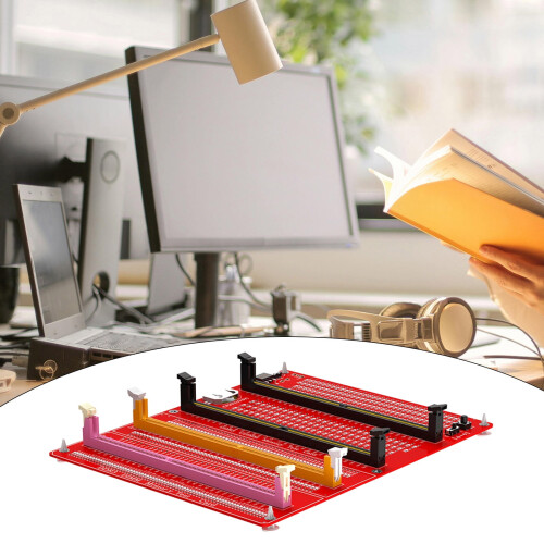 DDR3/4/5 RDIMM/UDIMM Memory Tester with LED Indicators USB C Power Supply Button Computer DDR3/4/5 Memory Card 1