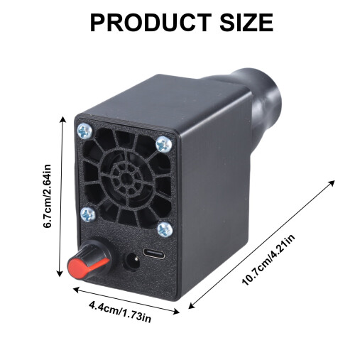 Ανεμιστήρας φυσητήρα BBQ Air Movers 12V, φυγοκεντρικός ανεμιστήρας μεταβλητής ταχύτητας 2