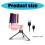 USB Condenser Microphone 192kHz Adjustable Lighting for Gaming and Streaming Podcasting Live Singing Mic Computer Mic 3