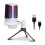 USB Condenser Microphone 192kHz Adjustable Lighting for Gaming and Streaming Podcasting Live Singing Mic Computer Mic 4