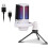 USB Condenser Microphone 192kHz Adjustable Lighting for Gaming and Streaming Podcasting Live Singing Mic Computer Mic 8