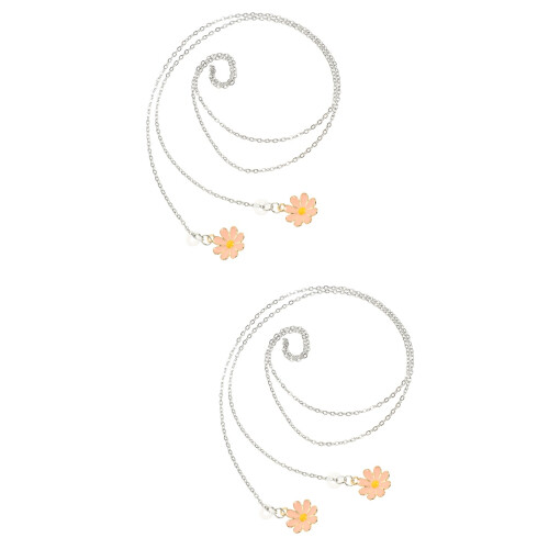 2Pièces Rose Portable Antiperte Pour Casque Fil 1