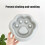 Comedouro lento para cães em formato de garra com base antiderrapante de 20 cm (8 polegadas). 5