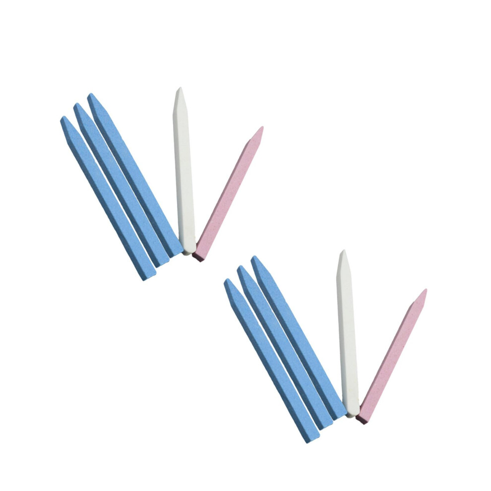 Iplusmile 10Pcs Manicure Tools Nail File Buffers Cuticle Pumice Stone Assorted