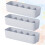 Grey Small Sock Storage Box for Underwear Ties and Drawer Use 3