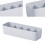 Grey Small Sock Storage Box for Underwear Ties and Drawer Use 9