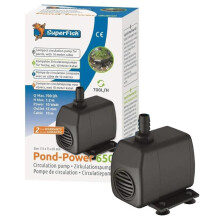 Superfish Pond-Power 650 10W Garden Water Feature Circulation Pump Outdoor Pond Fountain Water Flow Pump