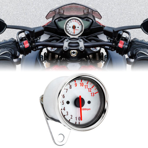 13000RPM μετρητής μοτοσικλέτας, ταχόμετρο, αναδρομικά στυλ, αξεσουάρ τροποποίησης 1