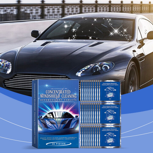 Windshield Washer Tablets Anti-Fog Rain Defense 12-Pack 2