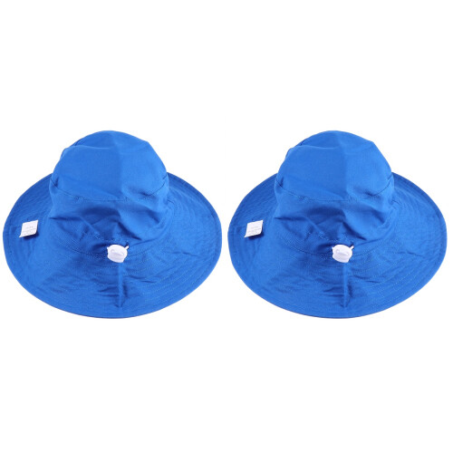 2Pièces Chapeau Anti-Uv Réglable Confortable Pour Bébé 2