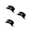 3Pièces Pont Violon Noir Outil Mesure Réparation Précise 8