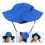 2Pièces Chapeau Anti-Uv Réglable Confortable Pour Bébé 8