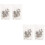 200Pièces Supports ABS Pour LED , Fixation Fiable 6