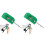 2Pièces Affûteur Portable Vert Pour À Avec Sable 2