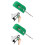 2Pièces Affûteur Portable Vert Pour À Avec Sable 4