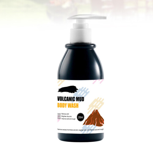 2Pièces Gel Douche Blanchissant Noir Profond Corps Usage 1