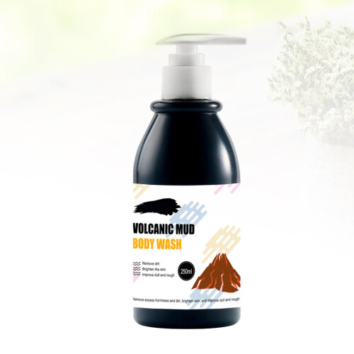 2Pièces Gel Douche Blanchissant Noir Profond Corps Usage 2