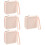 4Pièces Sac Période Silicône Bleu Pochette Zippée Tampons Et Cup 8