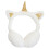 2St Unicorn Oorbeschermers Winter Wit Decoratie 2