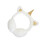 2St Unicorn Oorbeschermers Winter Wit Decoratie 9