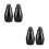 4Pièces Mute Trompette Noire ABS Pour Réduction Et Usage Pro 9
