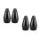 4Pièces Mute Trompette Noire ABS Pour Réduction Et Usage Pro 10