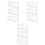 9Pièces Accessoires Volets Clips Fixes Rideaux Transparente 3