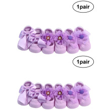 2Paare Bequeme Baby-Baumwollsocken in , Rutschfest Für Kleinkinder