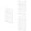 9Pièces Accessoires Volets Clips Fixes Rideaux Transparente 6