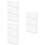 9Pièces Accessoires Volets Clips Fixes Rideaux Transparente 7