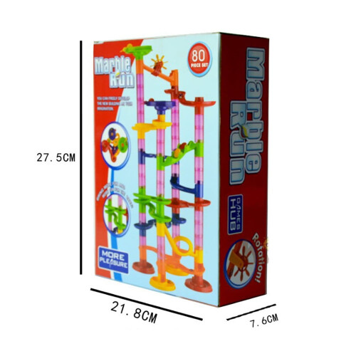 Πολυτελές κιτ κατασκευής Marble Run - 29 τεμάχια ή 80 τεμάχια τουβλάκια λαβυρίνθου με 1