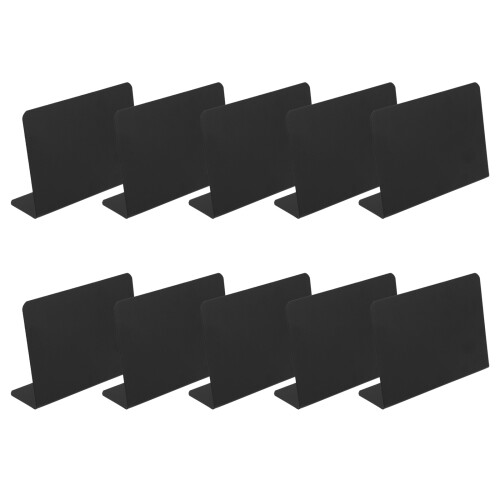 40Pièces Mini Tableaux En PVC Réutilisables Noir Pour Décoration 1