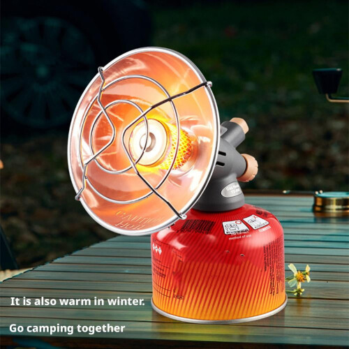 Chauffage de camping portable en acier inoxydable 1L3 2