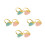 8Pcs Patterned Easter Napkin Rings Alloy Party Table Accessory 1