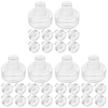 30Stk Multifunktionale Stopper Transparent Silikon Für Flaschen