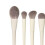 10 pcs Synthetic Makeup Brushes Kit Portable Multi-Use Compact Professional 5