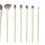 10 pcs Synthetic Makeup Brushes Kit Portable Multi-Use Compact Professional 7