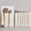10 pcs Synthetic Makeup Brushes Kit Portable Multi-Use Compact Professional 10