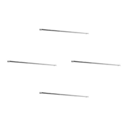 4Pcs Adjustable Grey Stainless Steel Pull Handle Rod for Window Blinds