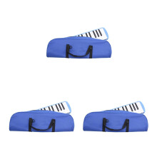 3Pcs Portable Blue 32 Key Melodica Instrument for Beginners with Case