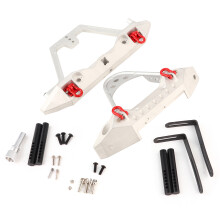 Frontstoßstangen-Set aus Metall für RC-Cars, inklusive LED-Beleuchtung. Präzise Verarbeitung, verbesserte Nachrüstung, robuste Konstruktion.
