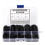 Assorted Washers Set Electrical Insulation, Long Service Life Nylon Flat Washer Kit with Plastic Storage Box for Multi-Purpose Fastening 1